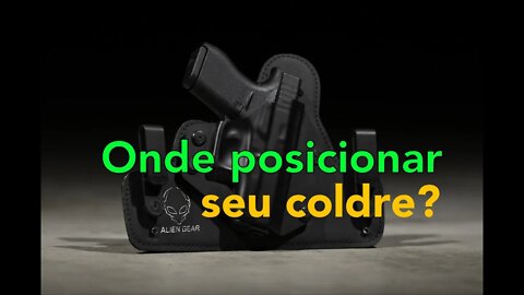 Iniciantes no tiro: Qual a melhor posição do coldre para porte velado?