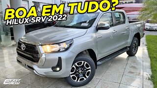 NOVA TOYOTA HILUX SRV 2.8 TURBO DIESEL 4X4 2022 VERSÃO INTERMEDIÁRIA COM MELHOR CUSTO BENEFÍCIO