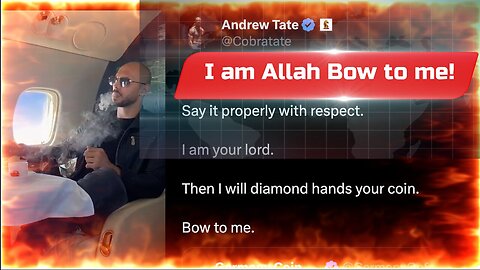 Andrew Tate Left Islam? Announcing himself to be Muhammad god ? | Malay Subs |