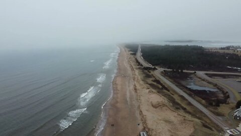 DJI Mini 2 on a foggy day