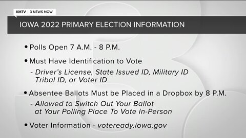 Iowa voters heading to polls may find polling places have changed, some rules different