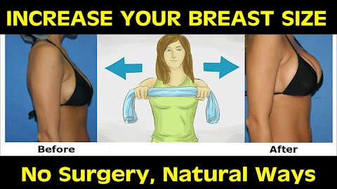 Do these Exercise And Get Super Fast Breast Increase || Natural Ways To Increase Bust Size