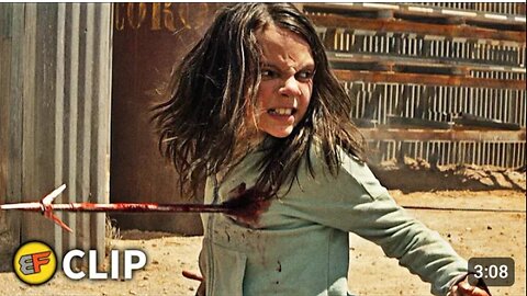 Laura vs Reavers - Fight Scene | Logan (2017) Movie Clip HD 4K