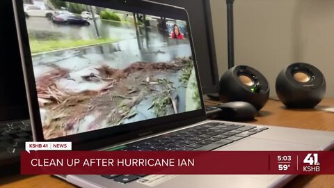 Kansas City-area natives clean up after Hurricane Ian