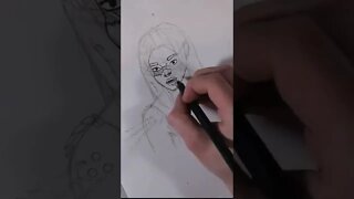 Prey 2022 Naru Fanart Speed Drawing