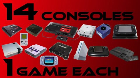 14 Consoles 1 game each. What would you choose?