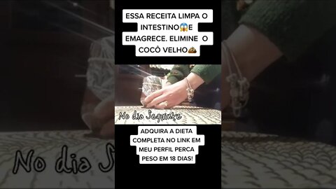 RECEITA FIT PARA EMAGRECER RÁPIDO E FÁCIL - Vídeo TikTok #Shorts