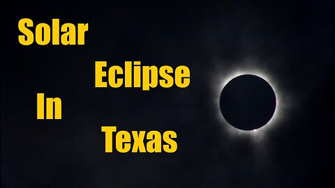 Great North American Eclipse in Richardson, Texas (4-8-2024)