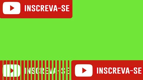 Chroma key botão inscreva-se green screen