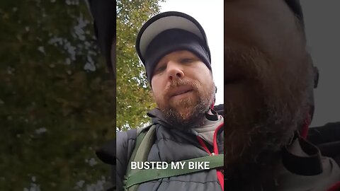 10/20/23 Day 20, Busted my Bike