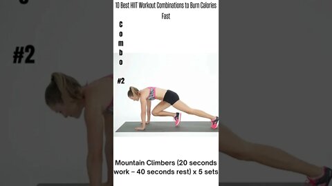 10 Best HIIT Workout Combinations to Burn Calories Fast #shorts