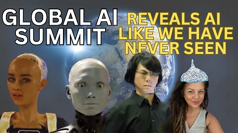 Terrifying AI Press Conference Run by AI Robots | Live Reaction | AI Global Summit Reveals AI Tech