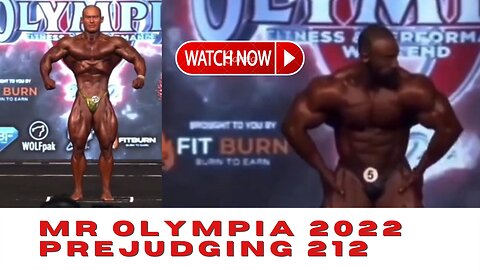 MR OLYMPIA 2022 Prejudging 212