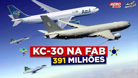 Dois A330 da Azul voarão na FAB reabastecendo CAÇAS EM VOO e transportando tropa