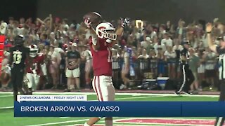 Owasso beats Broken Arrow 42-3