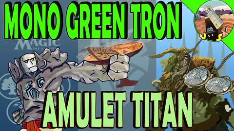 Mono Green Tron VS Amulet Titan｜So Many Amulets ｜Magic The Gathering Online Modern League Match