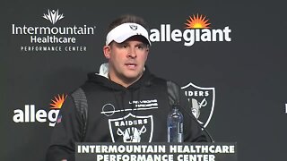 Raiders head coach Josh McDaniels on upcoming season