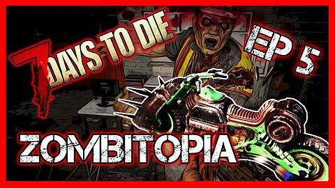 Surviving the Motorcycle Crafting Nightmare in 7 Days To Die ZOMBIOPIA