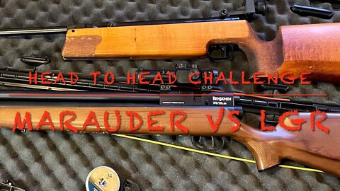 Head to head challenge Walther LGR vs. Benjamin Marauder .177 caliber target rifles PCP vs. SSP