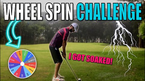 TROPICAL STORM Julia hits on the course | WHEEL SPIN CHALLENGE