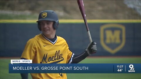 Moeller wins first baseball game at new stadium