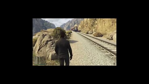 #Shorts дождался поезда ГТА 5 Онлайн #gtaonline #топ