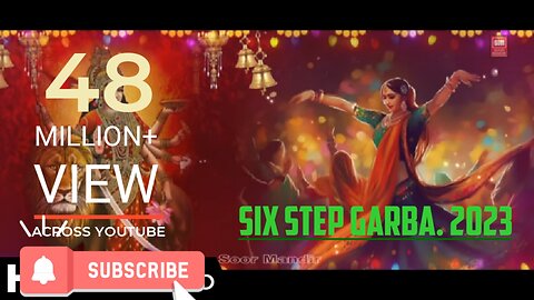 Non stop six step Garba song. #six step garba