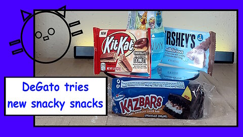 DeGato Tries Hostess, Hershey's, Mars snacks