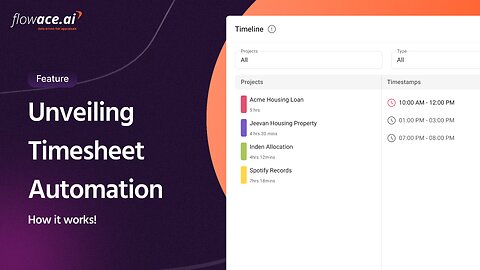 Timesheet Automation Learn How It Works! | Flowace.ai