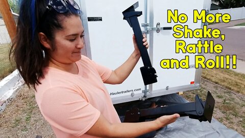 Installing Stabilizer Struts on A Cargo Trailer Camper