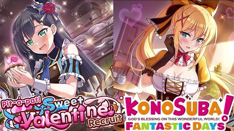 KonoSuba: Fantastic Days (Global) - Pit-a-pat! Sweet Valentine Recruit Banner Summons