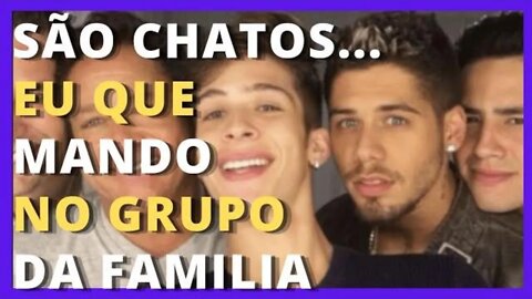 ZÉ FELIPE GOSTA DE TRETA EM GRUPO DA FAMILIA | CORTES BOM PODCAST |