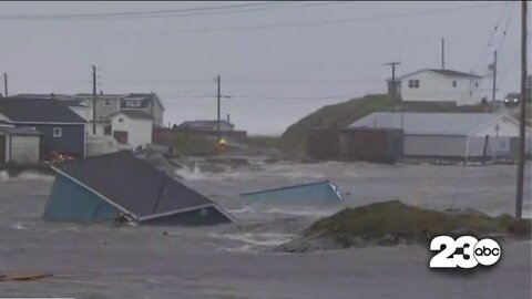 Canadian families emotional over losing their homes to Hurricane Fiona