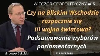 NA ŻYWO: Czy na Bliskim Wschodzie rozpocznie się III wojna światowa? Podsumowanie wyborów w Polsce