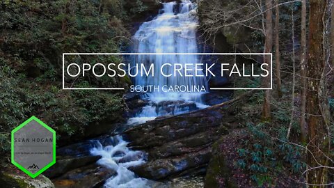 Opossum Creek Falls in Winter -- 4K Cinematic