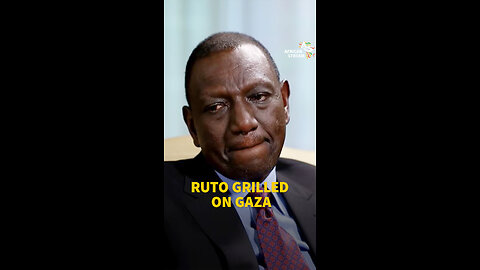 RUTO GRILLED ON GAZA