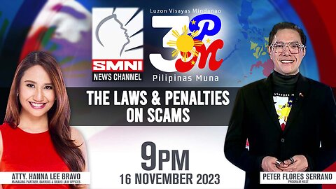 LIVE: 3PM Luzon Visayas Mindanao – Pilipinas Muna with Peter Flores Serrano | November 16, 2023