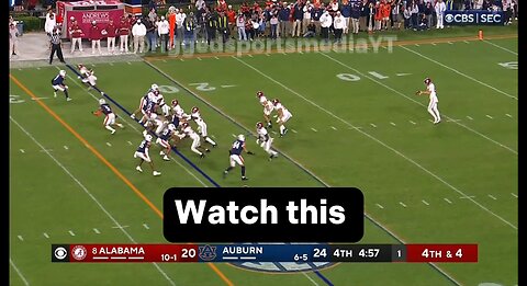 Rigged Alabama Crimson Tide vs Auburn Tigers | everything is base on money WAKE UP !!!! #rigged #cfb