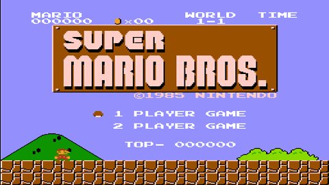 Super Mario Bros. (1985) Full Game Walkthrough (Normal and Hard mode) [NES]