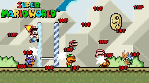 Super Mario World Infinite 1-Up Collection