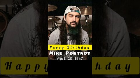 Happy Birthday MIKE PORTNOY #musicchannel #musicnews #rockstory #drummer #mikeportnoy #dreamtheatre