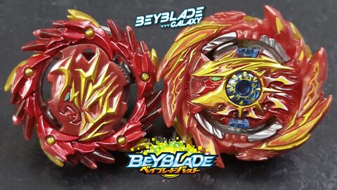 SHINING αMATERIOS .Wh.Ds' vs SUPER HYPERION .Xc 1A - Beyblade Burst ベイブレードバースト