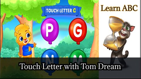 Touch Letter Exercise with Tom Dream | ABC cartoon for toddlers | CH-Cartoon