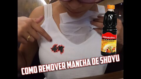 Descobrimos o segredo de COMO TIRAR molho SHOYU DE ROUPA, Rápido, em 2 MINUTOS. - ACESSO AO MUNDO