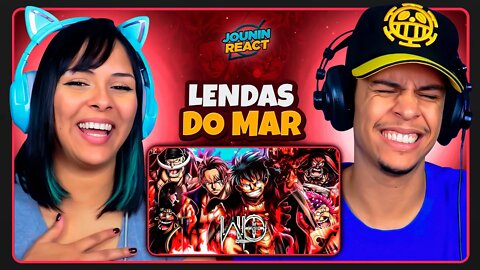 WLO - Lendas do Mar [ One Piece / Yonkous ] Prod. WB e Dakvir | [React em Casal] 🔥