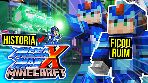 NOVO MEGA MAN X no MINECRAFT e seus SEGREDOS ESCONDIDOS