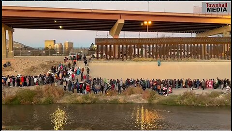 Thousands waiting to be processed after illegally crossing the Rio Grande