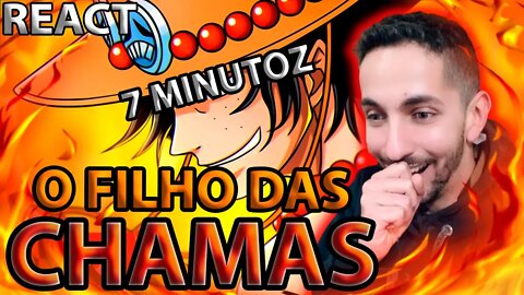 [ETERNO ACE] REACT Rap do Ace (One Piece) - PUNHOS DE FOGO | NERD HITS do 7 Minutoz