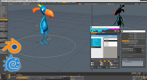 Lightwave3D + IKB Motion Loader plugin NLA pt 2