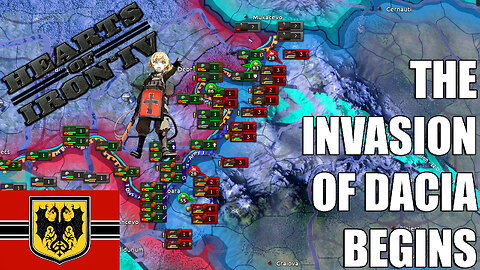 THE INVASION OF DACIA BEGINS | Hoi4 Youjo Senki